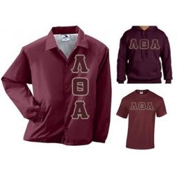 Lambda Theta Alpha  Package - Jacket, Hooded Sweatshirt, Tee Shirt