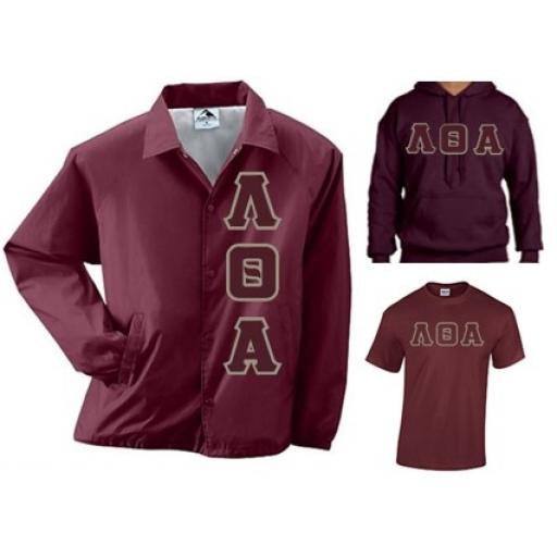 Lambda Theta Alpha Package - Jacket, Hooded Sweatshirt, Tee Shirt