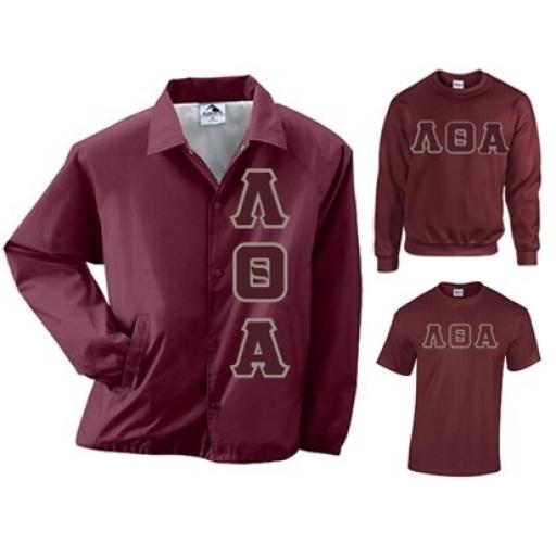 Lambda Theta Alpha Package - Jacket, Sweatshirt, Tee Shirt